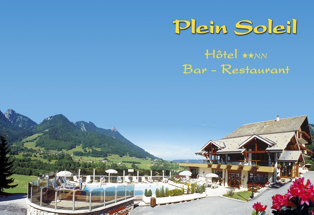 Hotel Plein Soleil Vacheresse Bagian luar foto